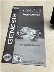 TOM & JERRY FRANTIC ANTICS SEGA GENESIS W MANUAL - CLEANED & POLISHED